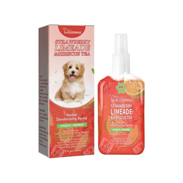 Yegbong 100ml Pet Deodorant Spray Dog Cat Bad Smell Remove Nourish Fur Lasting Fragrance Air Fresh Remove Pet Urine Odor Spray - Image 6