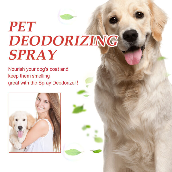 Yegbong 100ml Pet Deodorant Spray Dog Cat Bad Smell Remove Nourish Fur Lasting Fragrance Air Fresh Remove Pet Urine Odor Spray - Image 3