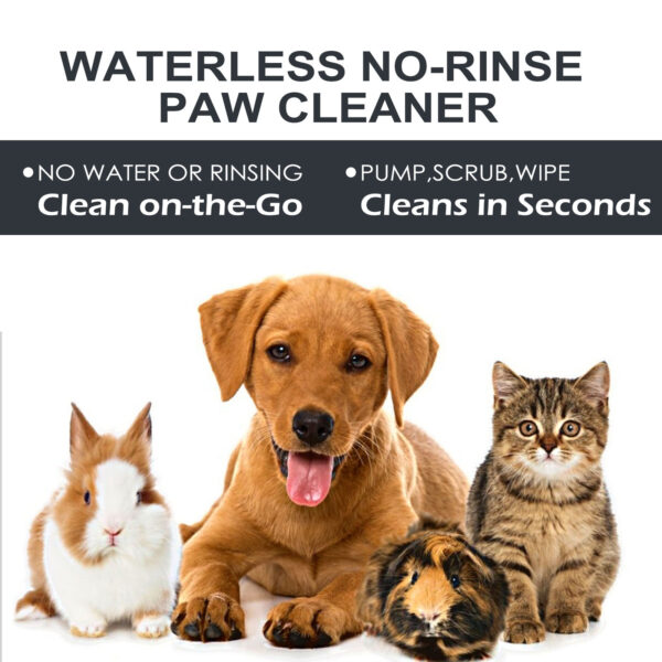Yegbong 100ml Pet Paw Foam Cleaner Pet Foot Cleaning Wash Dog Cat Gentle Nourish Paw Remove Dirt Waterless Pet Foot Clean Mousse - Image 5