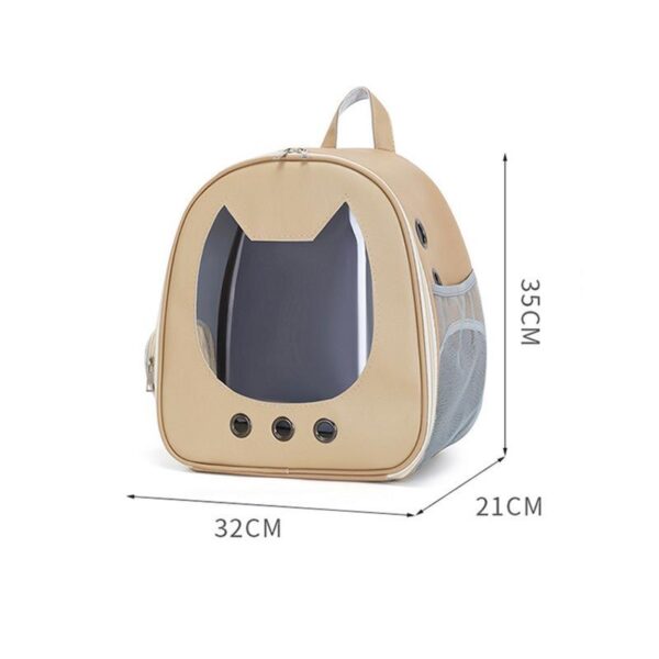 Foldable Cat Carrier Backpack - Lightweight Breathable Pet Travel Bag - Image 6