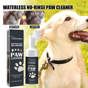 Yegbong 100ml Pet Paw Foam Cleaner Pet Foot Cleaning Wash Dog Cat Gentle Nourish Paw Remove Dirt Waterless Pet Foot Clean Mousse