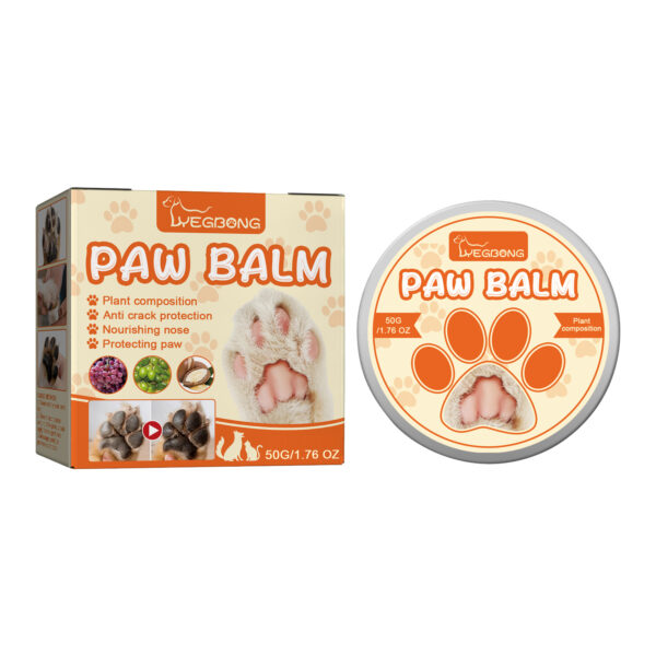 Yegbong 50g Pet Paw Moisturizing Care Balm Dog Cat Soothing Dry Cracked Protect Nourishing Paw Protection Relief Pet Paw Balm - Image 5