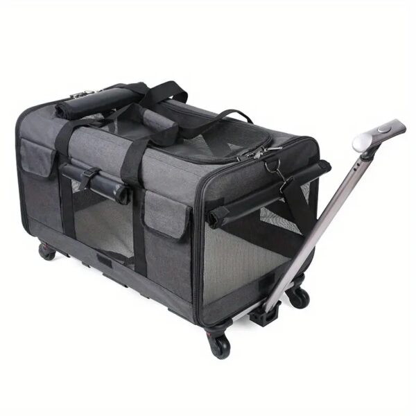 Extra Large Portable Pet Trolley Case, Detachable Dog Trolley Case, Large Foldable Pet Bag Cat Travel Carrier Bag - Image 7