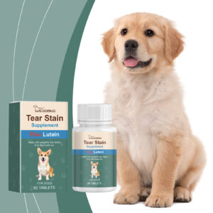 Yegbong 80pcs Dog Eye Tear Stain Cleaner Tablet Eyewax Remove Gentle Clean Brighten Eye Moisturizing Dry Eye Supplement