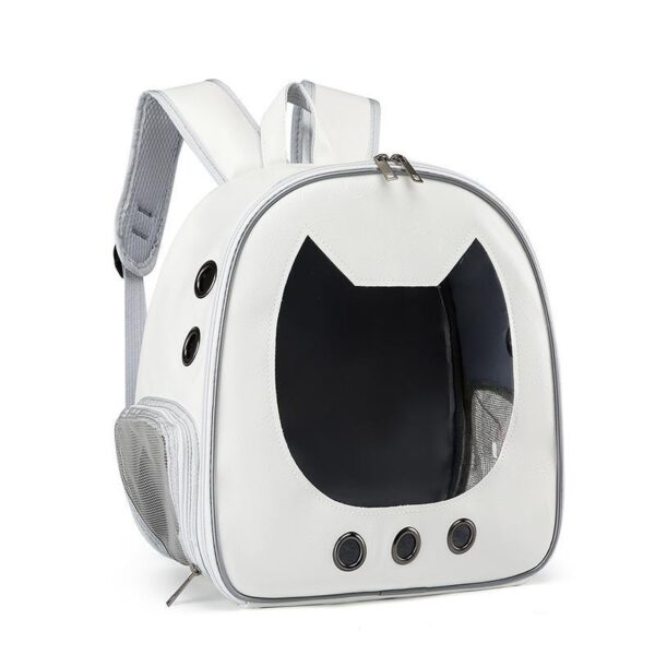 Foldable Cat Carrier Backpack - Lightweight Breathable Pet Travel Bag - Image 3