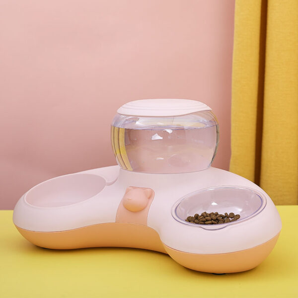 HOOPET New Style Cat Automatic Drinking Feeding Bowl Anti-overturning Non-slip Bowl for Cats Dogs Cat Food Holder Teddy Dog Bowl - Image 8