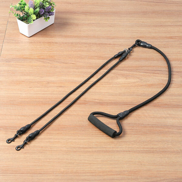 Pet Dog Leash Nylon Rope Double Dual Two Heads Dogs Leash 2 Way Coupler Walk Two and More Dogs Collars Harness Leads Dog Leashes - Image 6