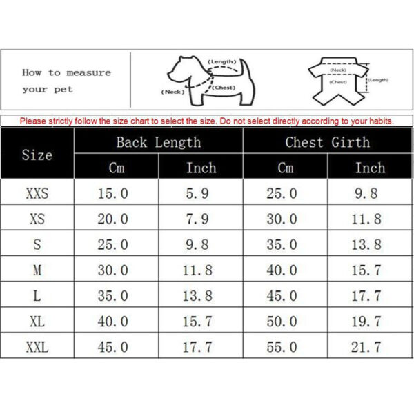 Soft Flannel Dog Clothes Winter Clothing For Small Dogs Medium Puppy Coat Cute Warm Pets Sweater Cat Chihuahua Yorkie Outfit Xxs - Image 6