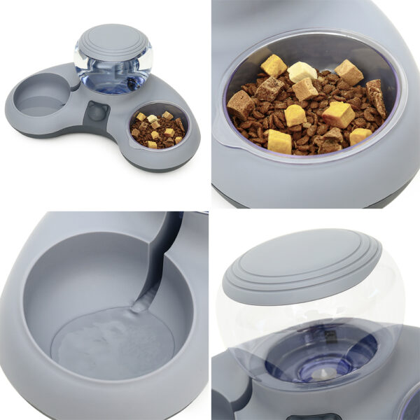 HOOPET New Style Cat Automatic Drinking Feeding Bowl Anti-overturning Non-slip Bowl for Cats Dogs Cat Food Holder Teddy Dog Bowl - Image 6