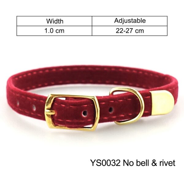 Cat Collar With Bell Safety Cat Collars Puppy Dog Collar For Cats Small Dogs Kittens Solid Pet Collar Chihuahua Products YS0032 - Image 13