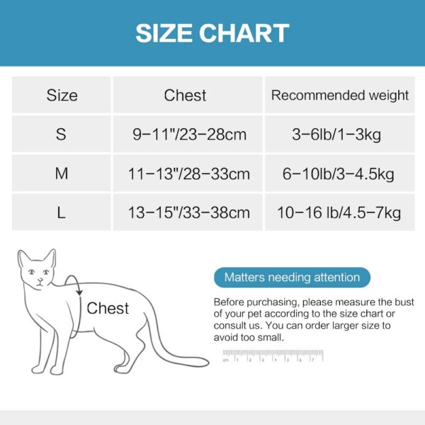 Adjustable Anti-Escape Small Cat Belt Kitten Harness Light Breathable Soft Pet Vest Wiring Harness Traction Belt Kitten Walking - Image 4