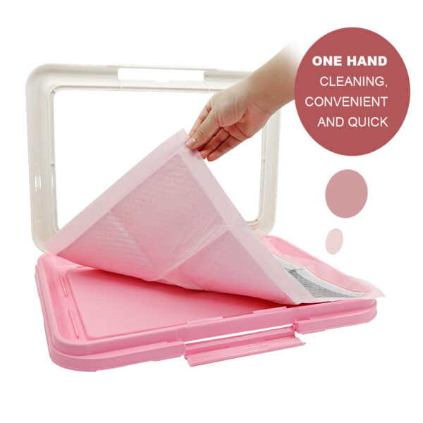 Portable Dog Training Toilet Indoor Dogs Potty Pet Toilet for Small Dogs Cats Cat Litter Box Puppy Pad Holder Tray Pet Supplies - Image 5