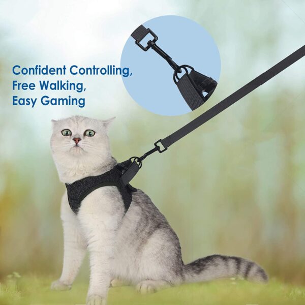 Adjustable Anti-Escape Small Cat Belt Kitten Harness Light Breathable Soft Pet Vest Wiring Harness Traction Belt Kitten Walking - Image 3