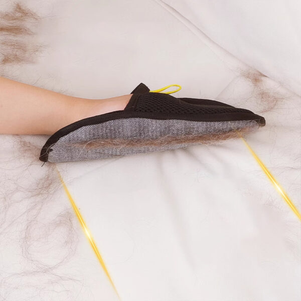 Pet Grooming Gloves Hair Remover Brush Pet Hair Remover Gloves for Dog Cat Rabbit with Long/Short/Curly Hair - Image 3