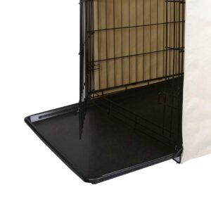 2X Dog Crate Cover Oxford Cloth Pet Kennel Cover Universal Fit For 36 Inches Wire Dog Crate-ABYA