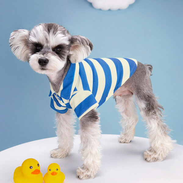 Pet Dog Polo Shirt Dog Clothes Summer Casual Clothing for Small Large Dogs Cats T-Shirt Chihuahua Pug Costumes Yorkshire Shirts - Image 4