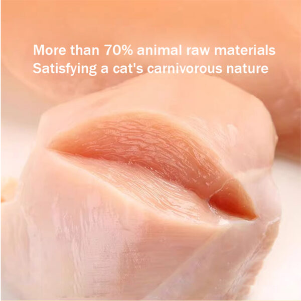Small frozen double-layer freeze-dried chicken liver and chicken breast nutrition fattening rabbit blood freeze-dried dog snacks - Image 3
