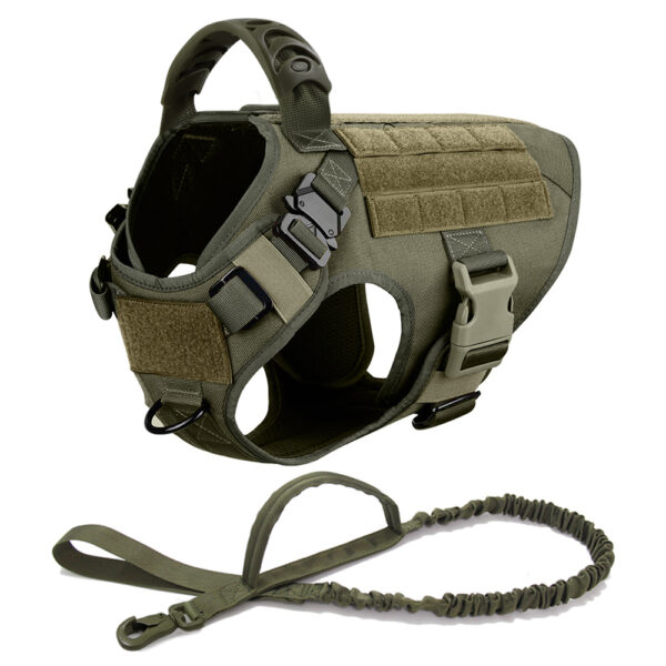 Large Dog Harness And Leash Set Pet German Shepherd Malinois Training Walking Vest Dog Harness And Collar For Medium Large Dogs - Image 14
