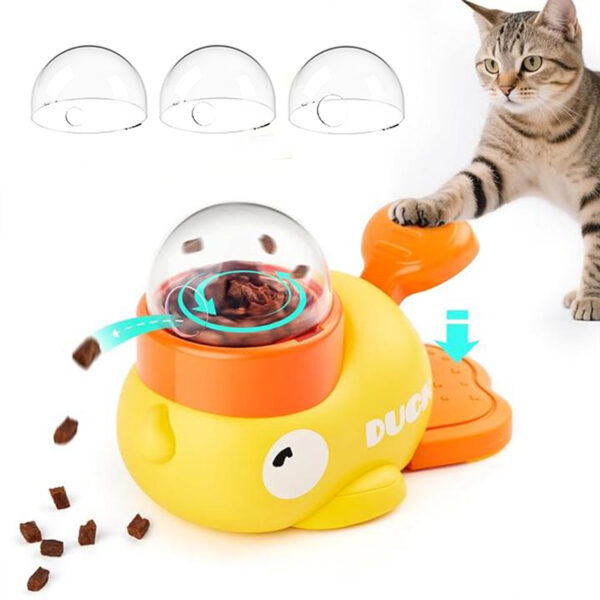 Interactive Puzzle Dog Toys Anti-slip Food Treat Dispenser Toy Cartoon Duck Mental Stimulation Slow Feeder for Dogs Anxiety - Image 7