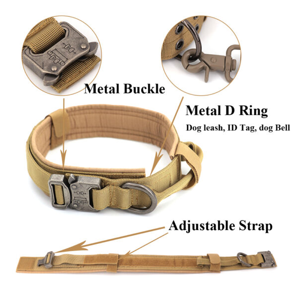 Large Dog Harness And Leash Set Pet German Shepherd Malinois Training Walking Vest Dog Harness And Collar For Medium Large Dogs - Image 4