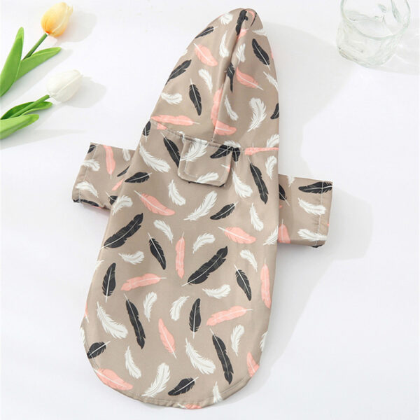 Cartoon Printed Dog Raincoat for Small Dogs Waterproof Pet Clothes Poodle Puppy Pomeranian Raincoats chubasquero para perros - Image 9