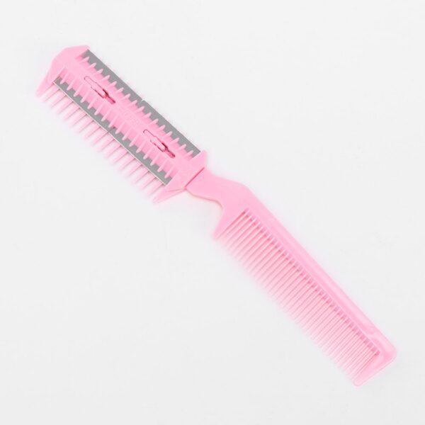 2Pcs Durable Convenient Razor Cut Thinning Hairdressing Tool Fur Cleaner Grooming Comb Dog Scissor Pet Hair Trimming Cat Brush - Image 2