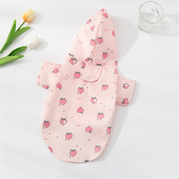 Cartoon Printed Dog Raincoat for Small Dogs Waterproof Pet Clothes Poodle Puppy Pomeranian Raincoats chubasquero para perros - Image 10