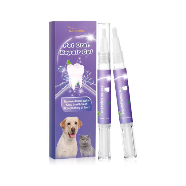Pet Oral Repair Gel Deep Cleaning Dog Cat Teeth Stain Whitening Teeth Tartar Removing Bad Breath Oral Cleaning Care - Image 6