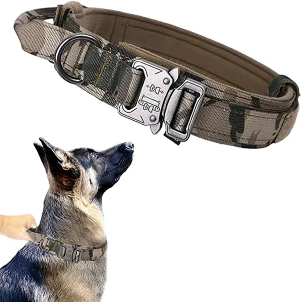 Durable Tactical Dog Collar Leash Set Adjustable Military Pet Collar Leash Medium Large Dog German Shepherd Training Accessories - Image 16