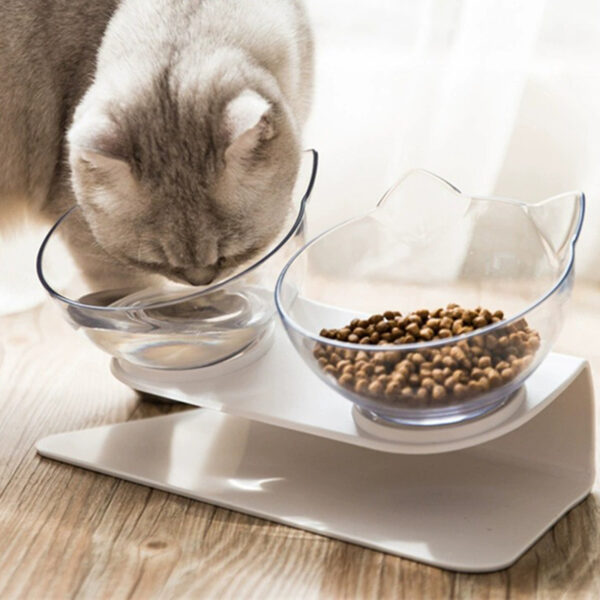 Non-Slip Double Cat Bowl Dog Bowl With Stand Pet Feeding Cat Water Bowl For Cats Food Pet Bowls For Dogs Feeder Product Supplies - Image 4
