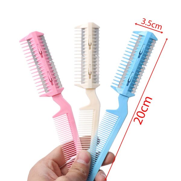 2Pcs Durable Convenient Razor Cut Thinning Hairdressing Tool Fur Cleaner Grooming Comb Dog Scissor Pet Hair Trimming Cat Brush - Image 6