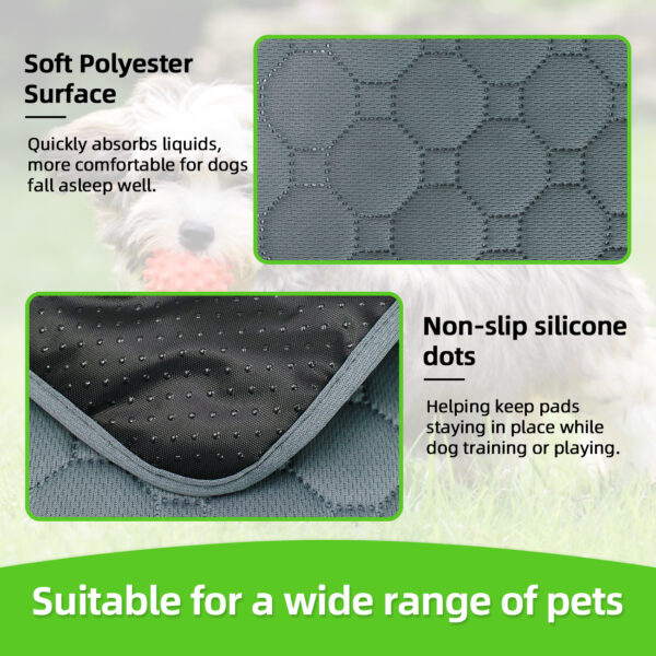 Reusable Dog Pee Pad Blanket Absorbent Diaper Washable Puppy Training Pad Pet Bed Urine Mat for Pet Car Seat Cover Pet Supplies - Image 6