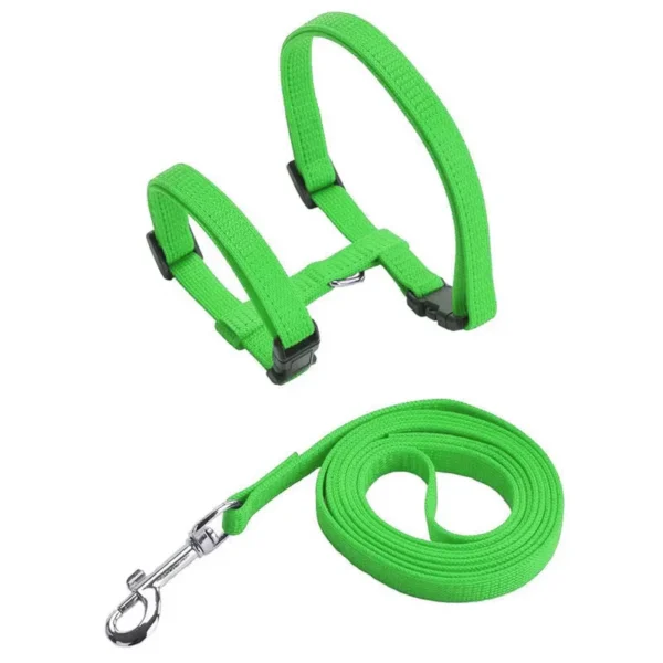 New Cat Collar Harness Leash Adjustable Nylon Pet Traction Cat Kitten Halter Collar Puppy Dog Cat Product Small Pet Harness Belt - Image 10