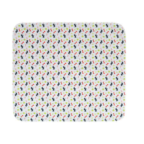 Waterproof Dog Pet Diaper Mat Reusable 3 Layer Absorbent Dog Bed Cat Diaper Pad Bone Paw Print Seat Cover Mat for Sofa Bed Floor - Image 11