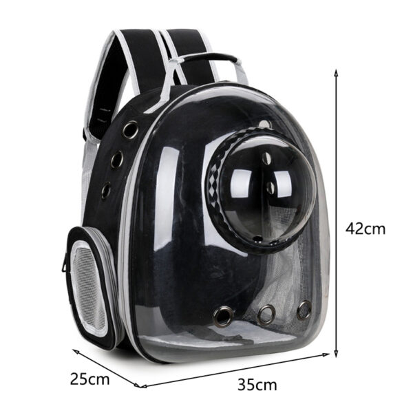 Pet Cat Carrying Bag Space Pet Backpacks Breathable Portable Transparent Backpack Puppy Dog Transport Carrier Space Capsule Bags - Image 4