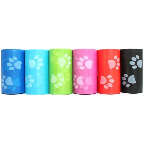 100Rolls Dog Poop Bag Outdoor Cleaning Poop Bag Outdoor Clean Pets Supplies for Dog 15Bags/Roll Refill Garbage Bag Pet Supplies - Image 2