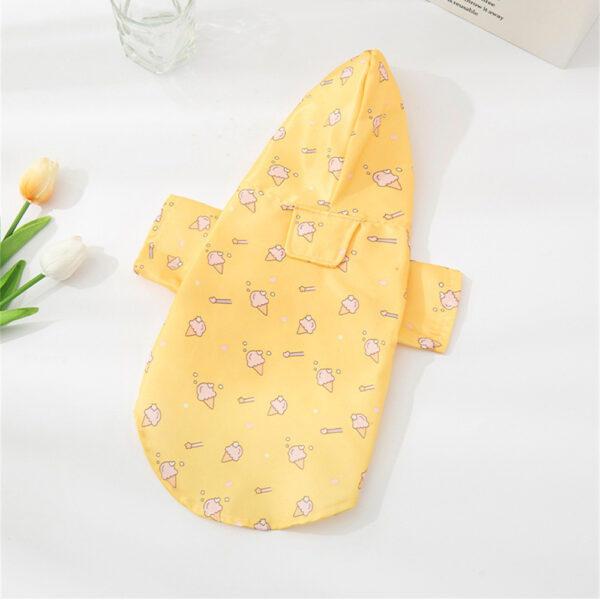 Cartoon Printed Dog Raincoat for Small Dogs Waterproof Pet Clothes Poodle Puppy Pomeranian Raincoats chubasquero para perros - Image 12
