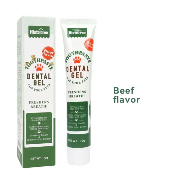 Pet Dog Tootpaste Cleaning Supplies Vanilla Beef Flavor Pet Cat Dog Toothpaste - Image 7