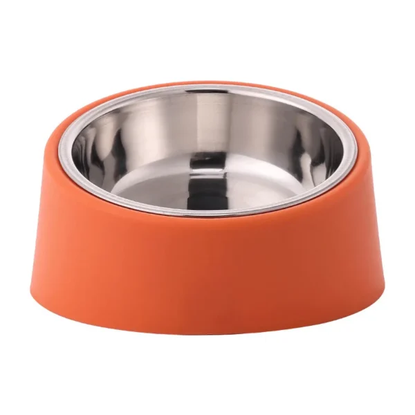 Stainless Steel Cat & Dog Bowl with Non-Slip Angled Base – Spill-Proof Anti-Tip Cat and Dog Feeder Easy Clean Food-Grade Metal - Image 7