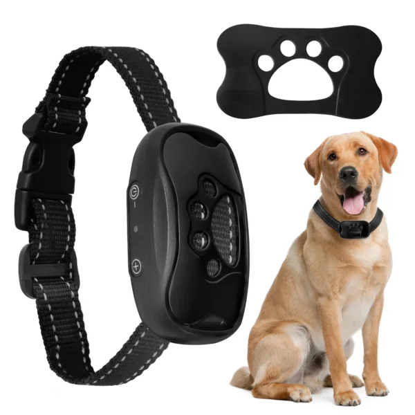 Pet Dog Anti Barking Device USB Rechargeable Dogs Training Collar Ultrasonic Stop Barking Vibration Anti Bark Collar - Image 11