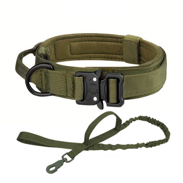Dog Training Collar Adjustable Tactical Dog Collar And Leash Set Control Handle Pet Lead Collar For Small Big Dogs - Image 8