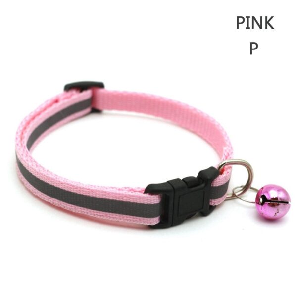 Safety Heart Bell Cat Collar Elastic Adjustable Adjustable Colored Diamonds Cat Collar With Bell Soft Dog Necklace Photo Props - Image 8