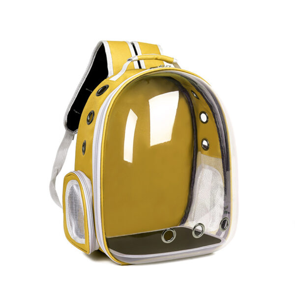 Cat bag  pet backpack for going out  portable transparent space capsule  pet bag  panoramic cat products  breathable backpack - Image 8