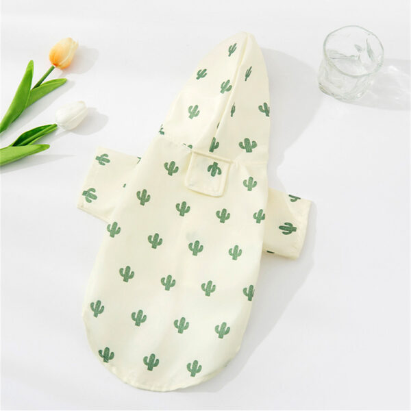 Cartoon Printed Dog Raincoat for Small Dogs Waterproof Pet Clothes Poodle Puppy Pomeranian Raincoats chubasquero para perros - Image 8