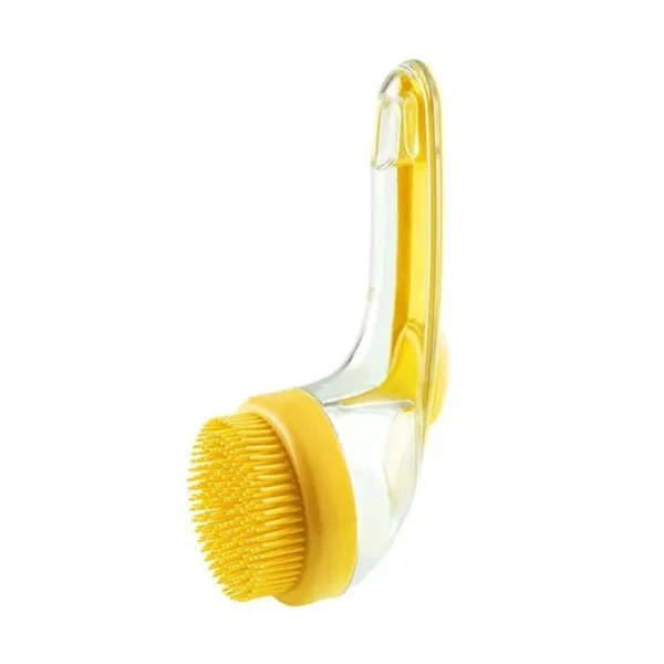 Long Handle Pet Bath Brush 2 in 1 with Built in Shampoo Dispenser for Dogs Cats Grooming Massage Reduce Residue Silicone Pet Bru - Image 7
