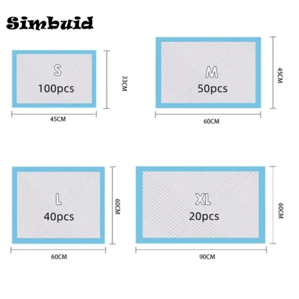 Super Absorbent Pet Diaper Dog Training Pee Pads Disposable Healthy Nappy Mat For Cats Dog Quick-dry - Image 2