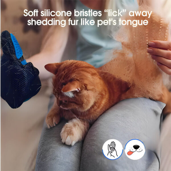 Pet Hair Glove Comb Pet Dog Cat Grooming Cleaning Glove Deshedding Hair remover Massage Brush Animal Supplies Cat Accessoies - Image 3