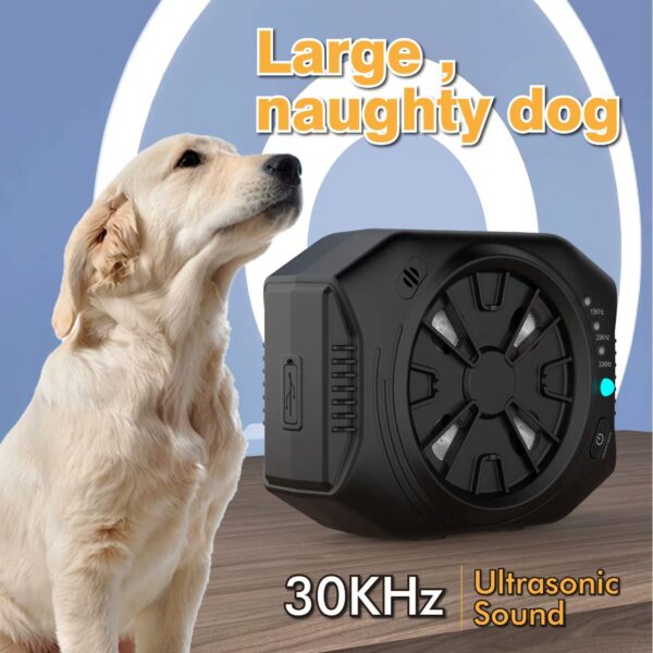 New ultrasonic dog trainer, anti-barking device, four-head high-power dog repellent  pet supplies USB port - Image 4