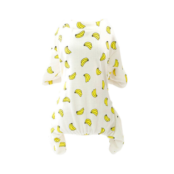 100% Cotton Sweet Donut Dog Pajamas Cat Clothes Pet Onesies Dogs PJS Doggie Jammies Puppy Small Dog Four-Legged Jumpsuit Rompers - Image 7
