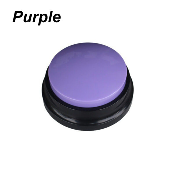 Funny Dog Recordable Pet Toys Travel Talking Starters Pet Speaking Buttons Portable Cute Pet Button Color Voice Recording Button - Image 10